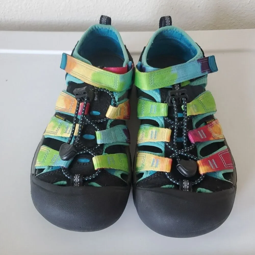 Keen Newport H2 Waterproof Sport Sandals Kids Sz 4 Trail Outdoors Closed Toe